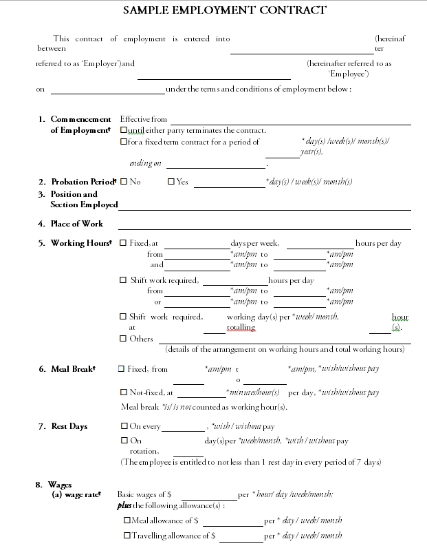 Contract Template 05