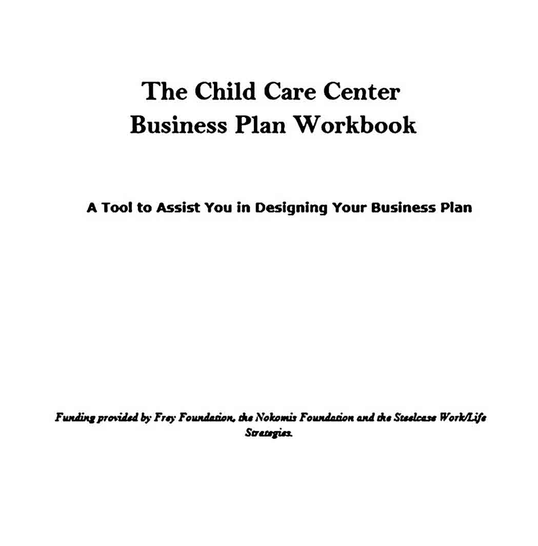 Daycare Business Plan Example