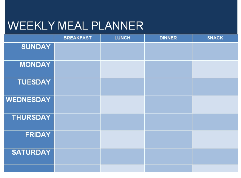 Meal Plan Template 22