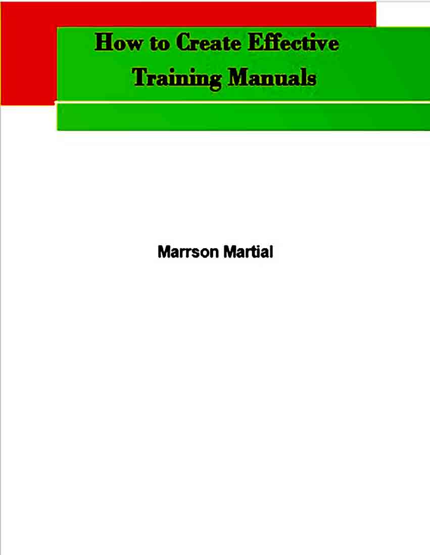 Sample Training Manual templates Example