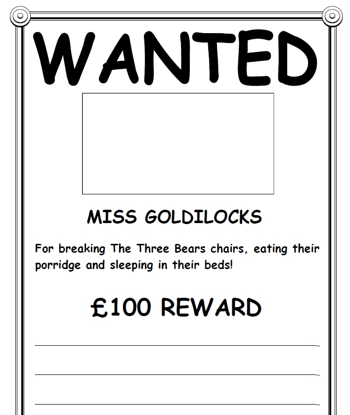 Wanted Poster Template 021