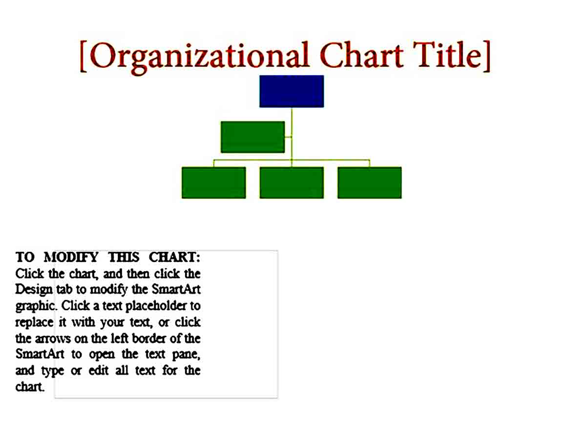 business organizational chart templates