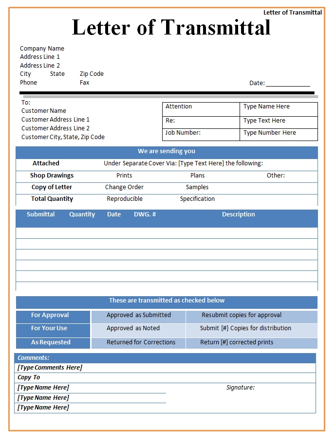 letter of transmittal template 03