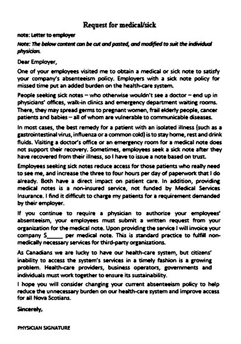 medical notes patient templates letter