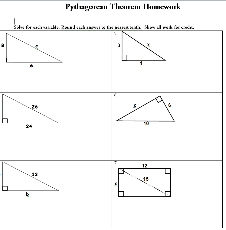 pythagorean theorem 16