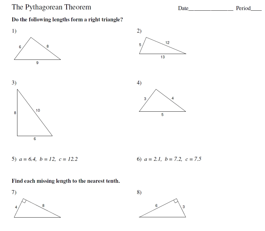 pythagorean theorem 46