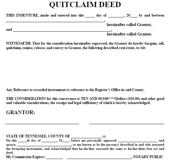 quit claim deed template 28