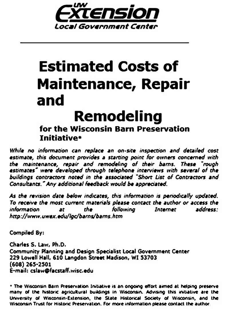 repair remodeling cost estimate templates