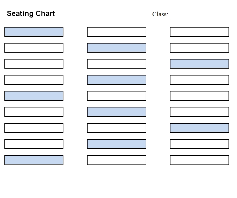 seating chart template 33