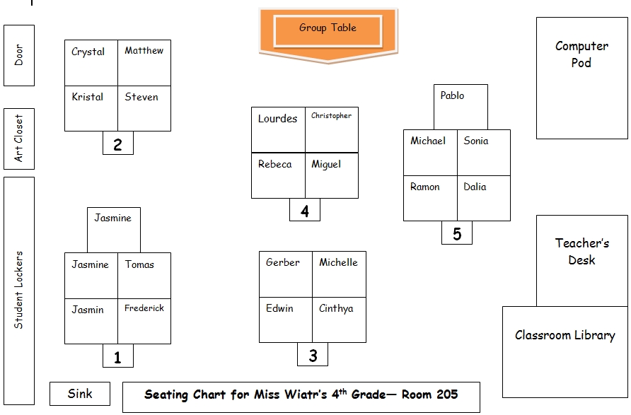 seating chart template 35