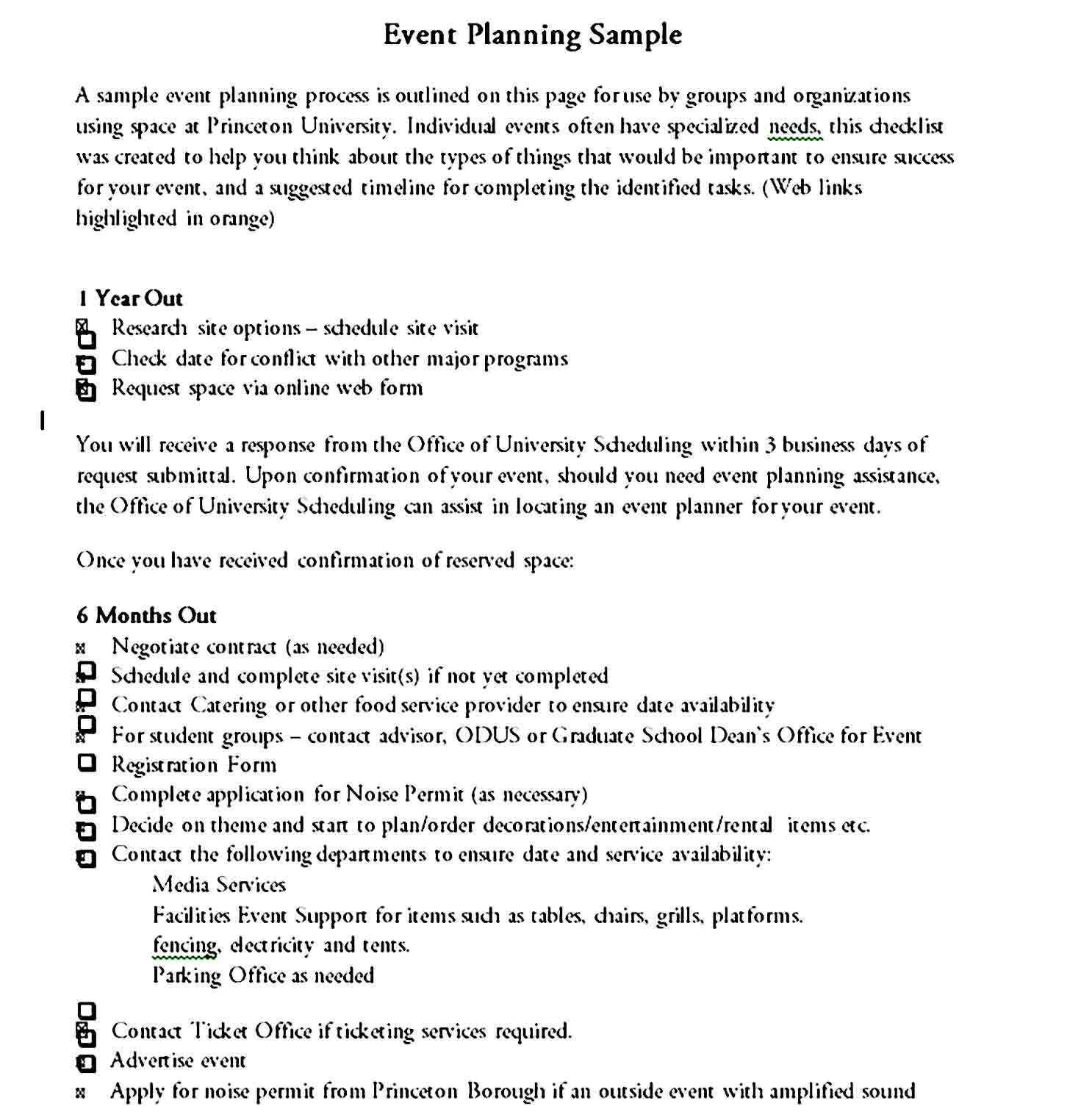 Event Planning Template 15