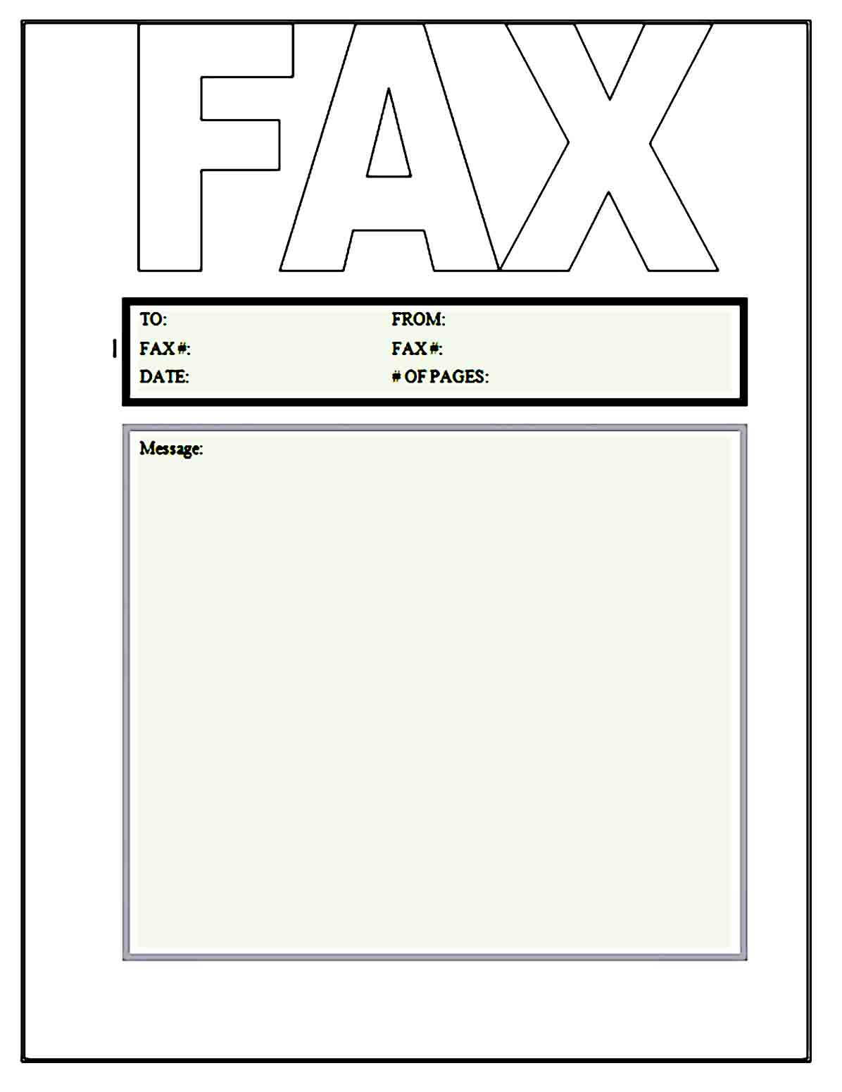 Fax Cover Sheet Template 06