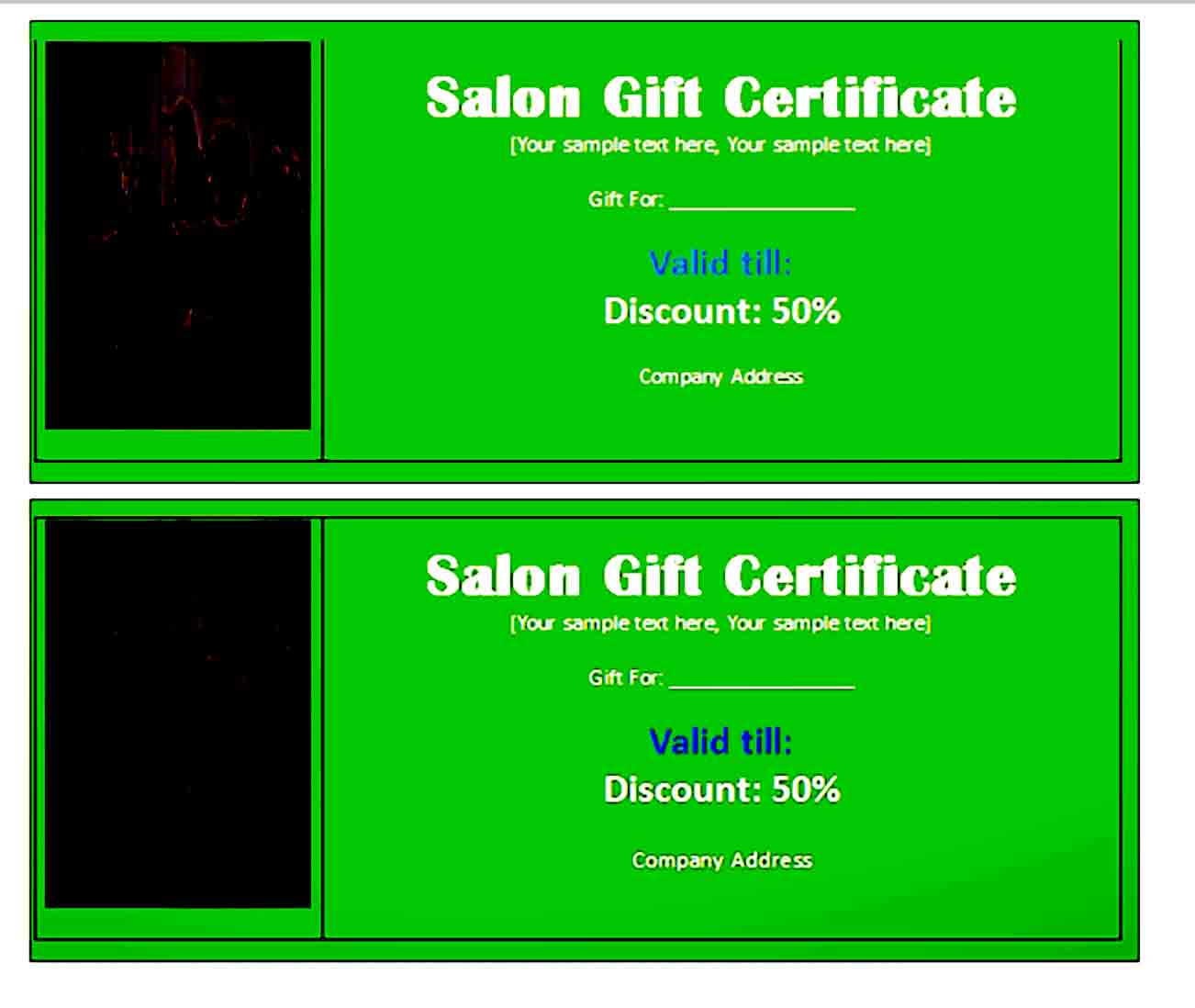 Gift Certificate Template 33