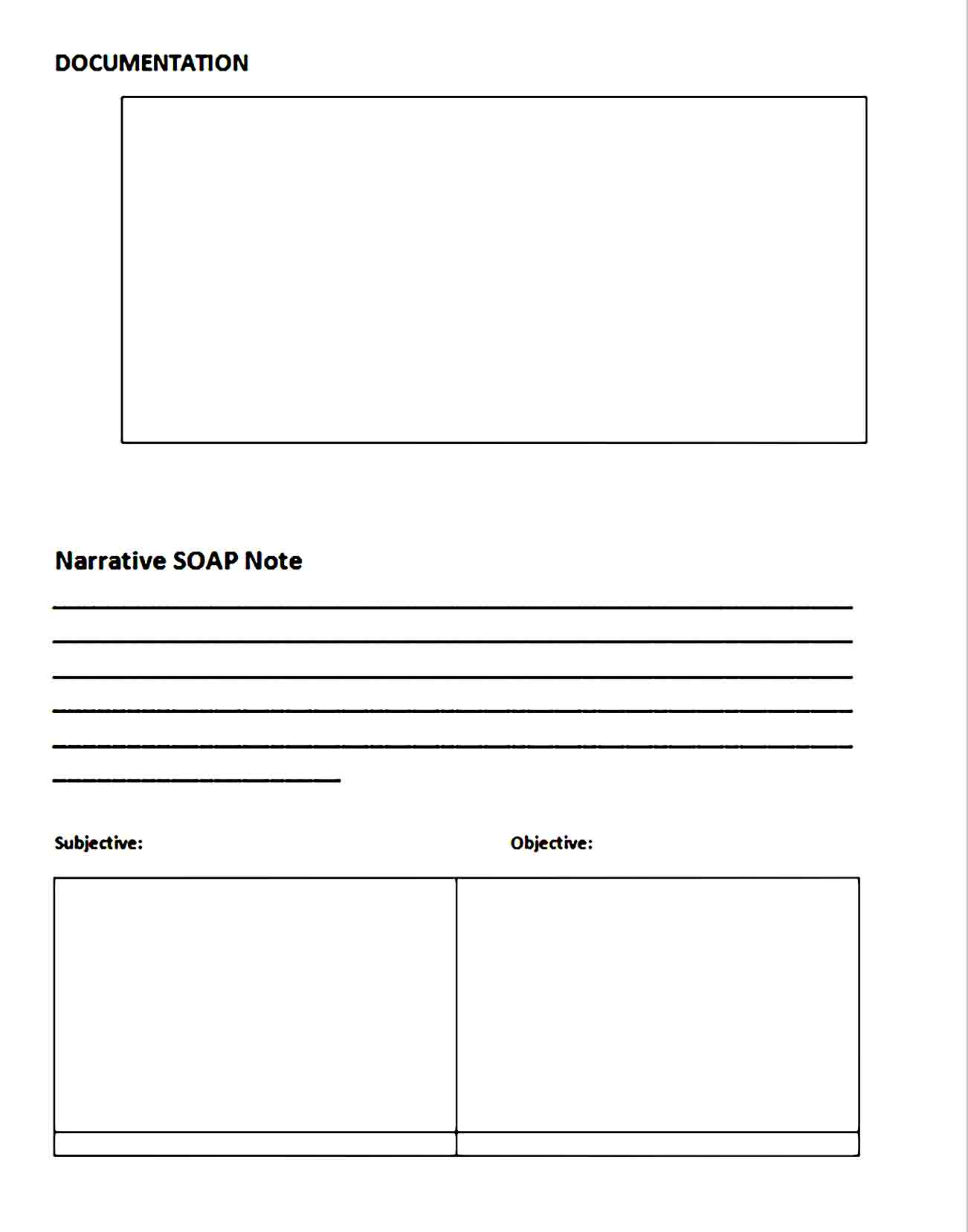 Soap Note Template 05