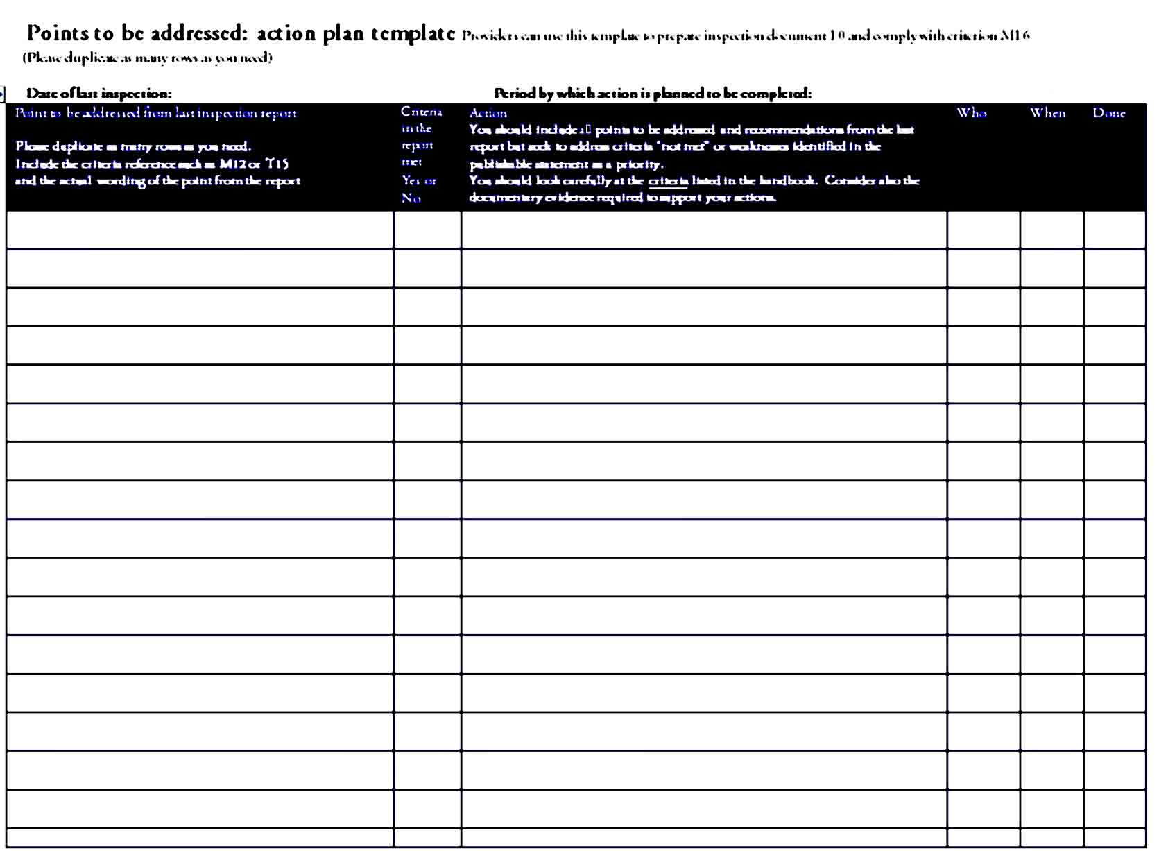 action plan template 33