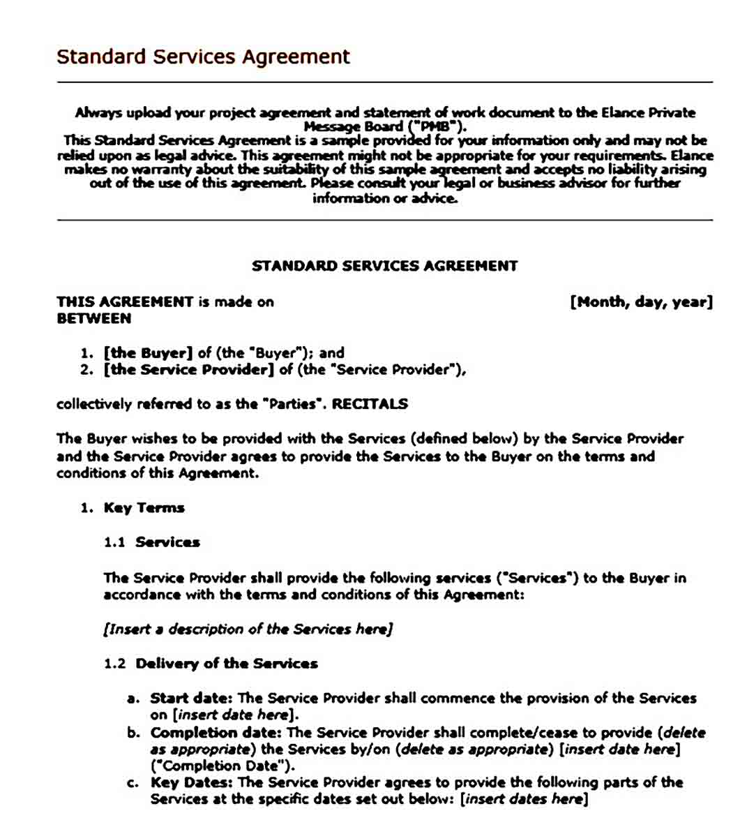 contract agreement templates for services1