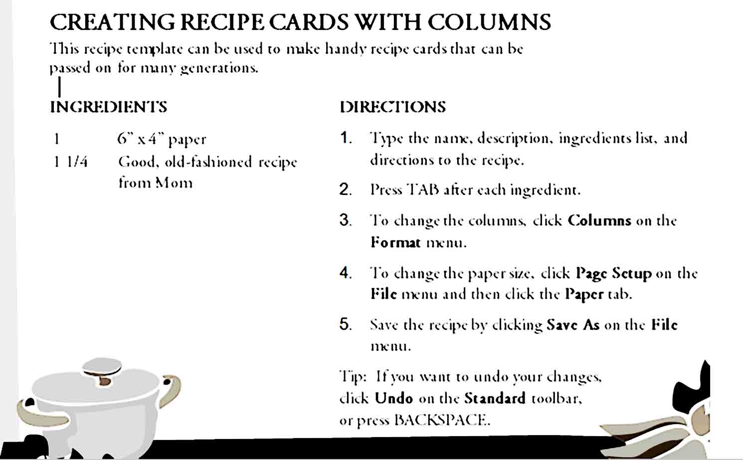 cookbook template 08