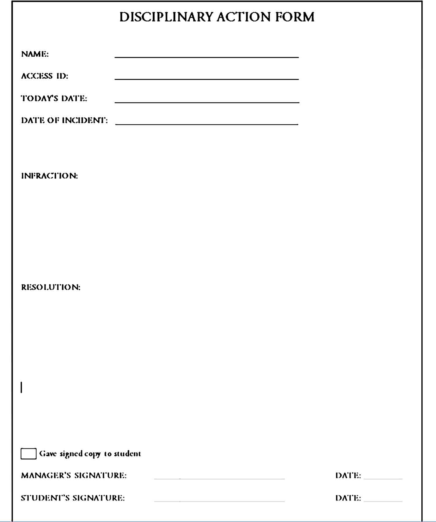 employee write up form 29