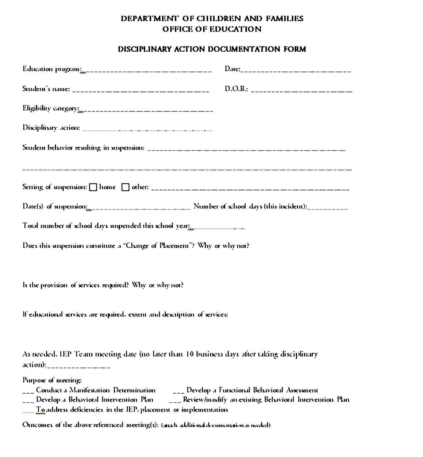 employee write up form 37