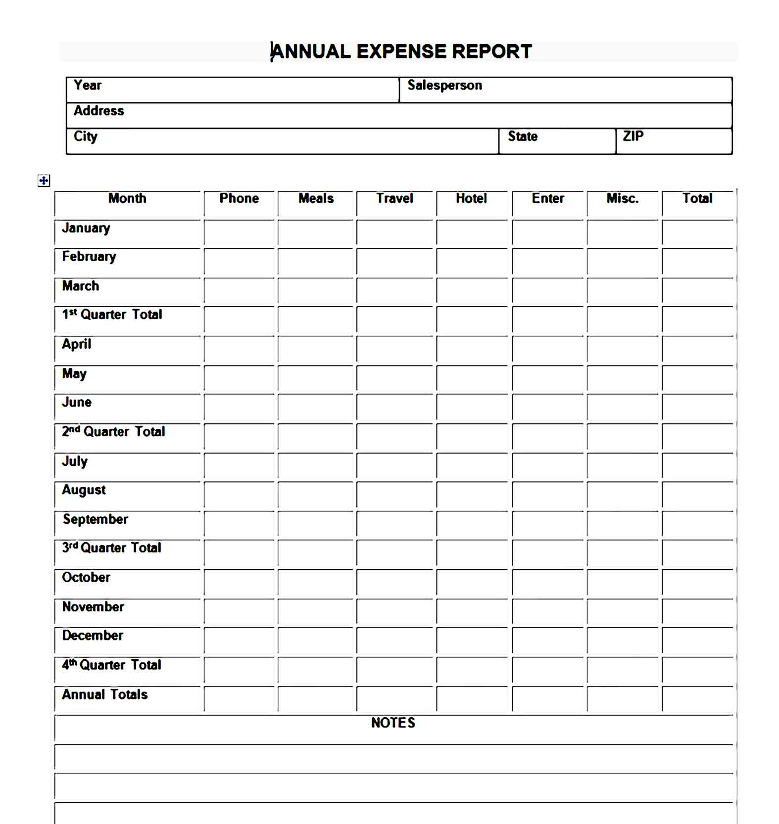expense report template 27