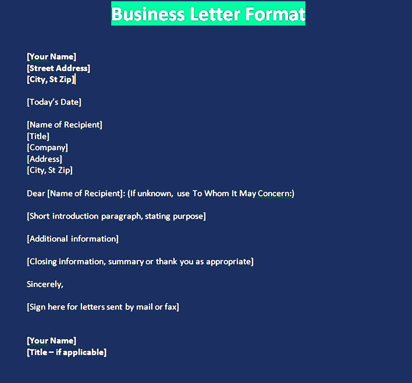 formal business letter 32