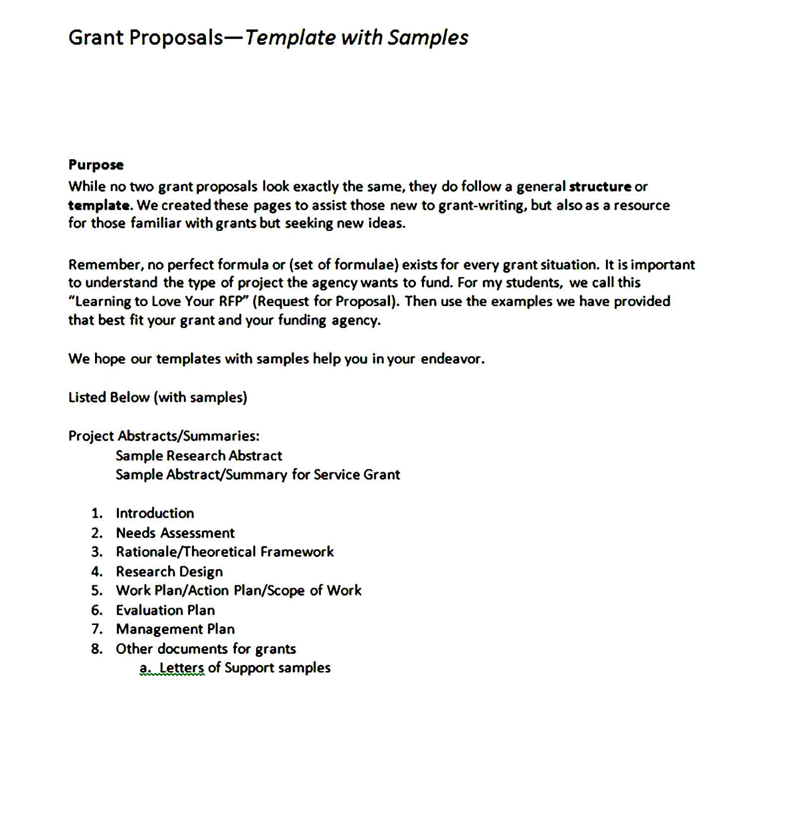 grant proposal template 12