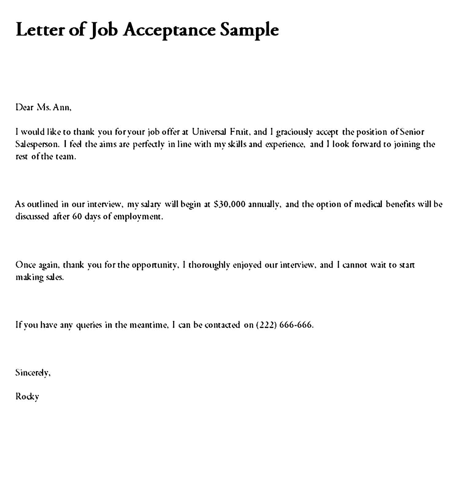 job acceptance letter 17