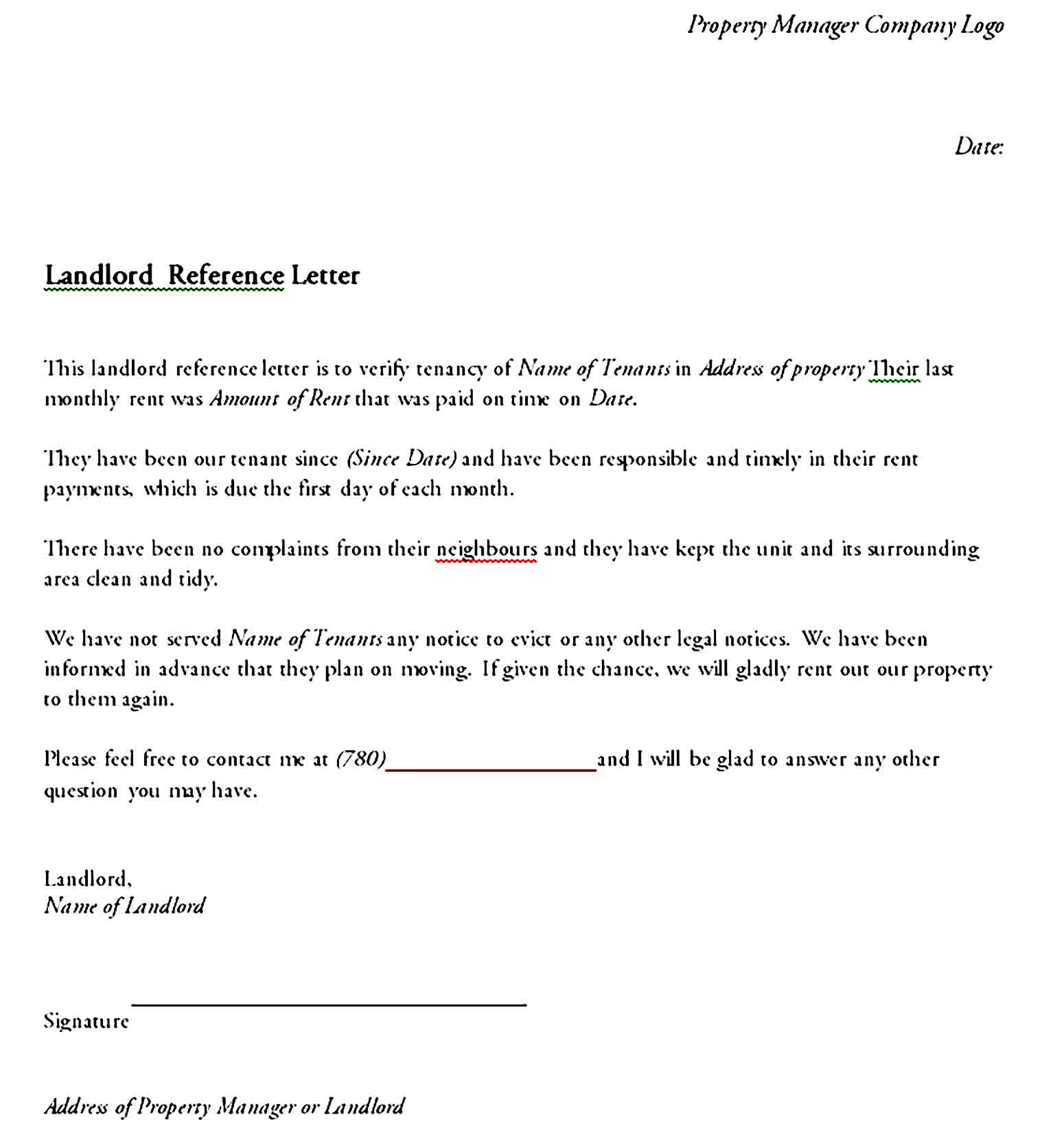 landlord reference letter 24