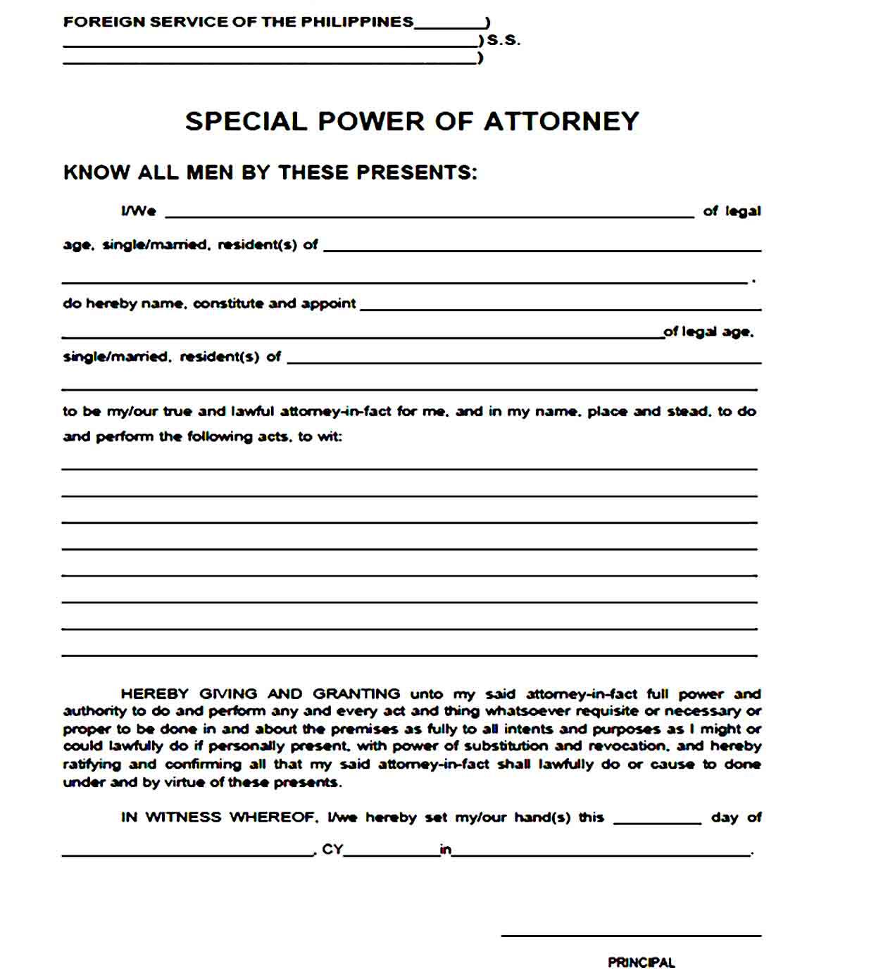 power of attorney 40