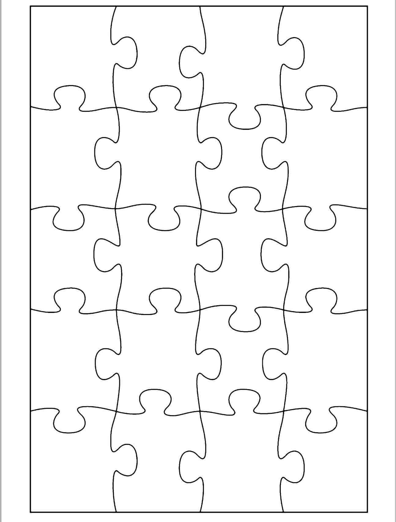 puzzle piece template 17