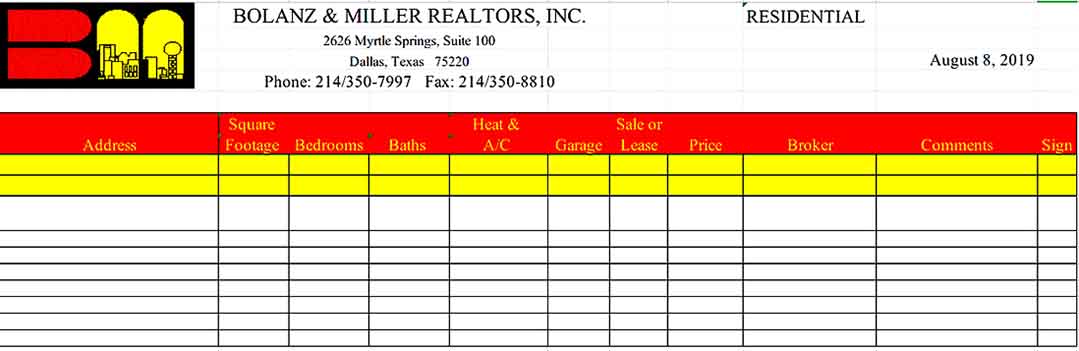 Excel Retail Sale Inventory Templates Sample