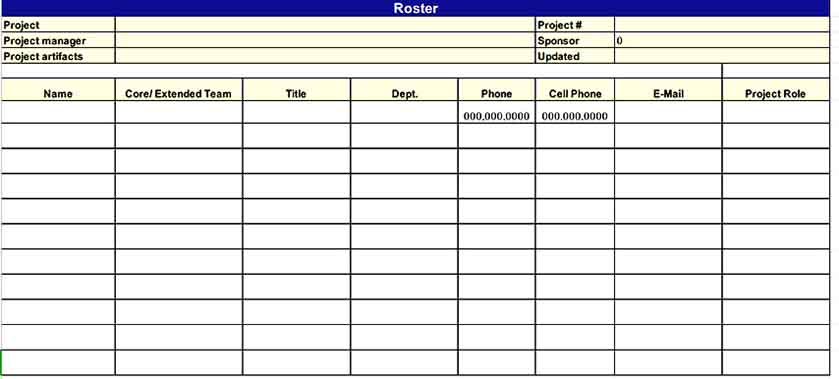Software Inventory Project s Download Templates Sample