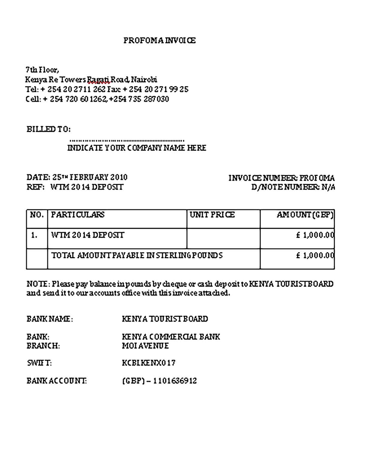 Sample Templates Accounting Invoice