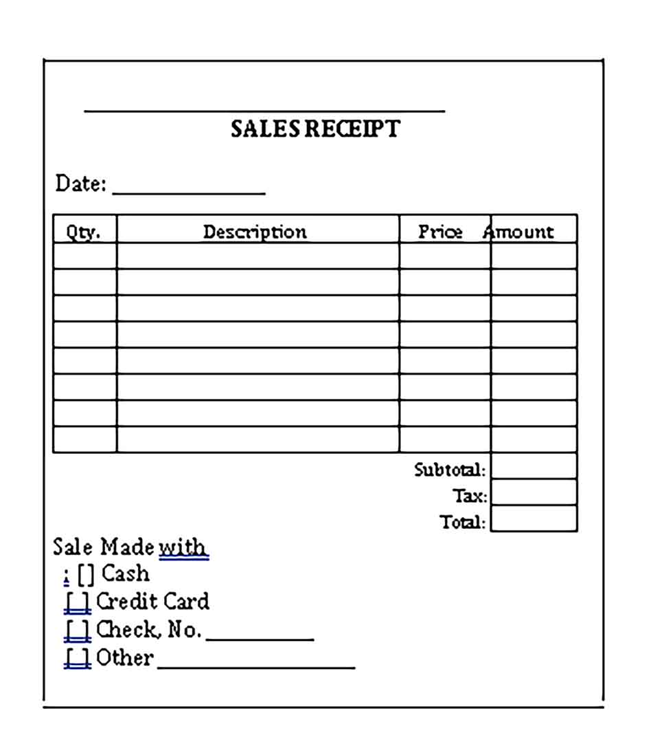 Sample Templates Bakery Sales Invoice