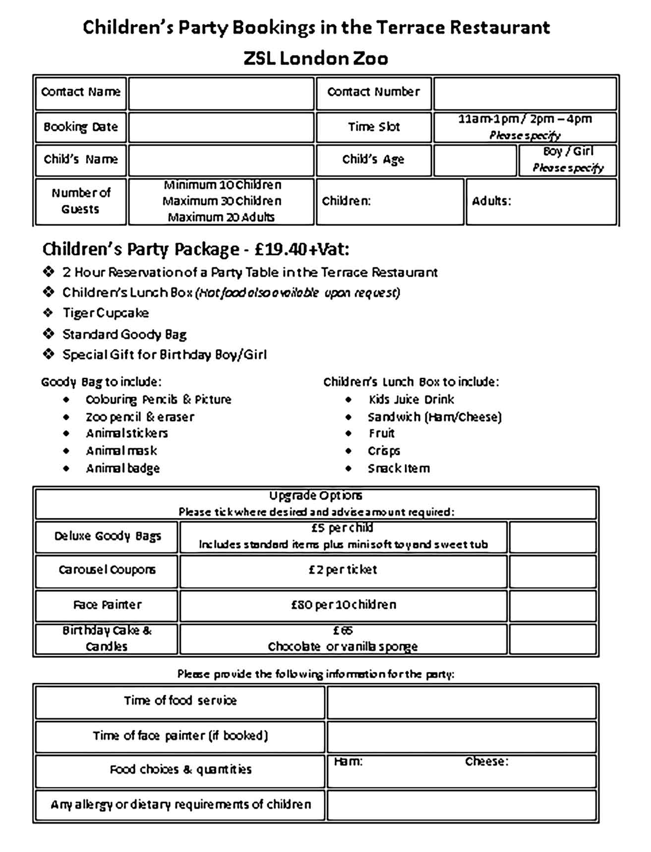 Sample Templates Cake Booking Invoice