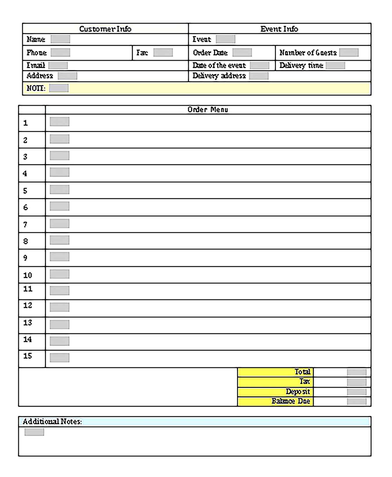 Sample Templates Invoice in Word