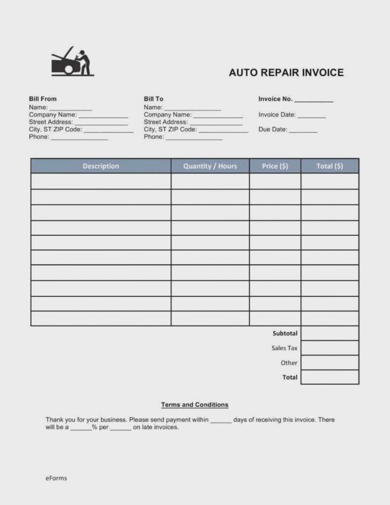 quiz how much do you know about auto repair invoice form motor vehicle template automotive templates ideas 791x1024