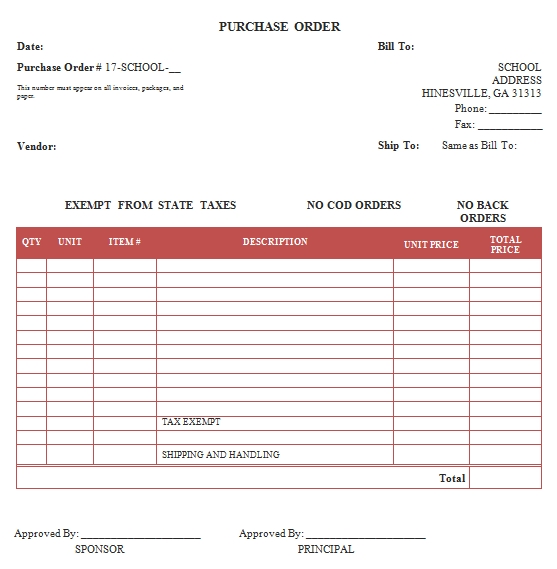 Templates Blank Purchase Example