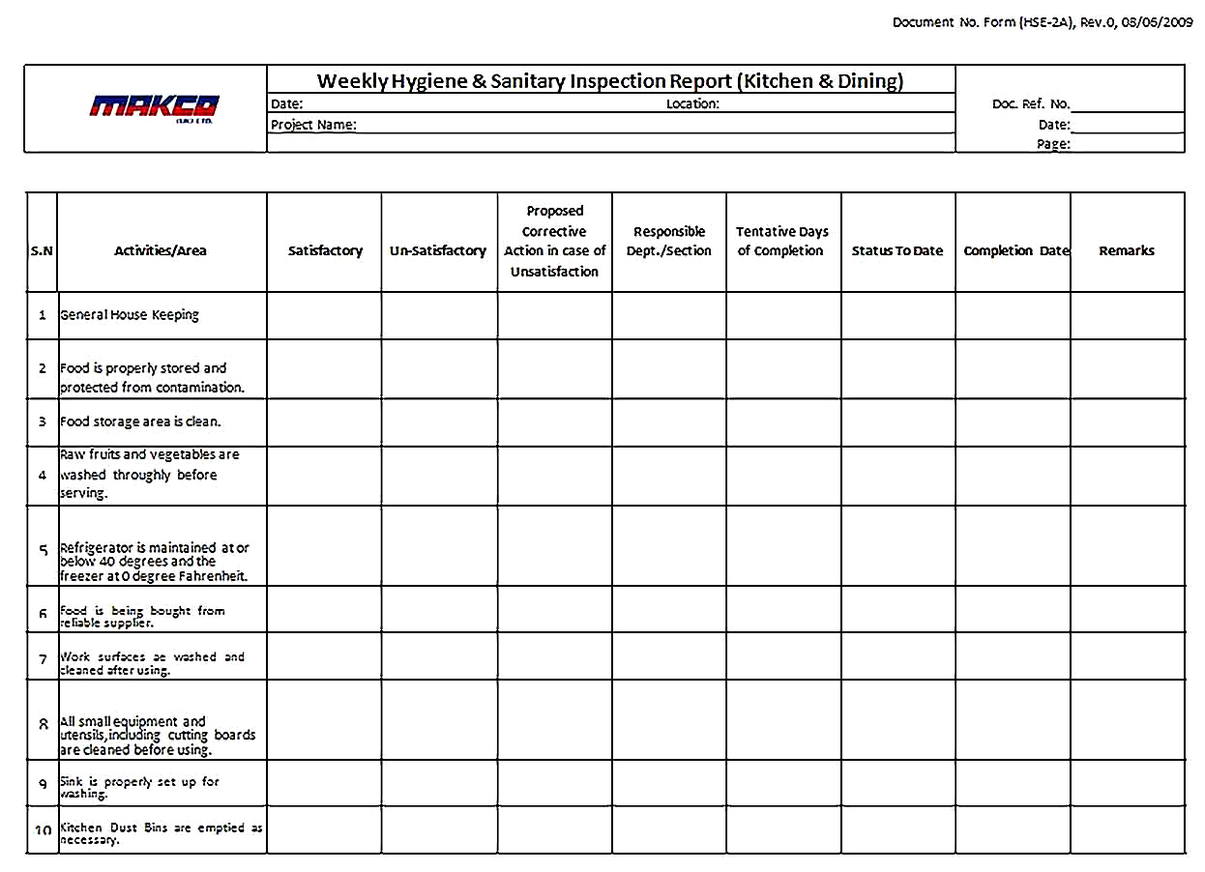 Templates for Daily Job Safety Analysis 4 Sample