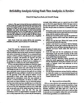 Templates for Fault Tree Analysis Sample 001