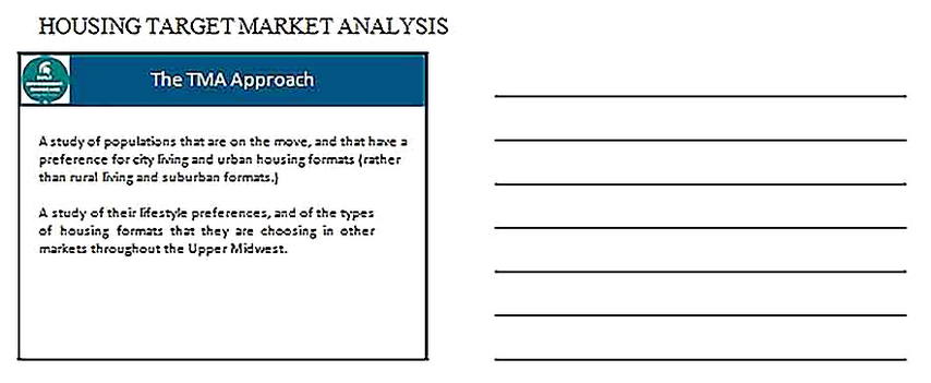 Templates for Housing Target Market Analysis 6 Sample