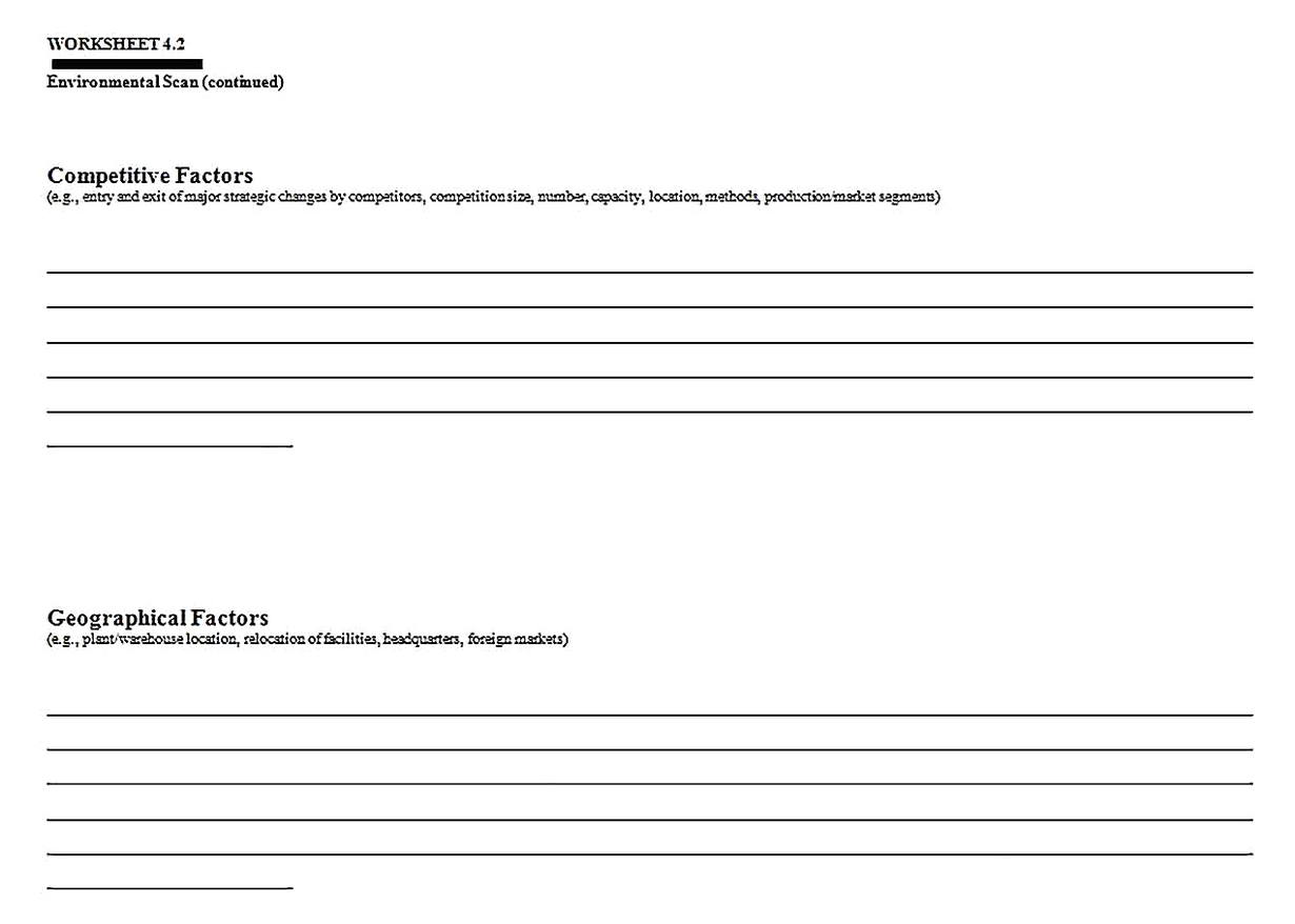 Templates for Industry Situation Analysis 4 Sample