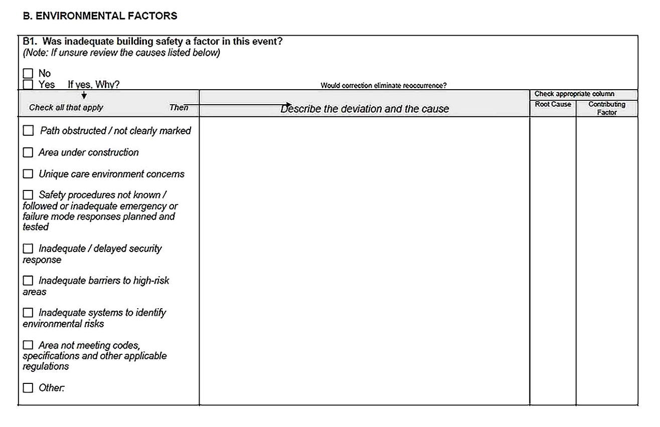 Templates for Root Cause Analysis Meeting Printable5 Sample
