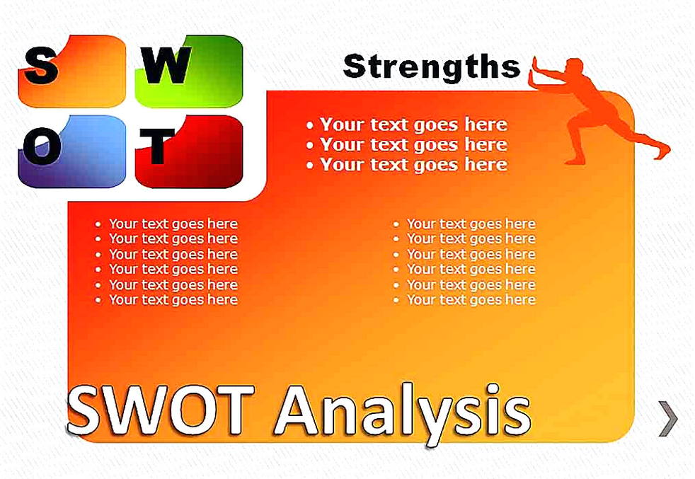 Templates for SWOT Analysis Pie Chart 2 Sample