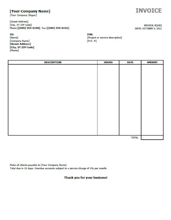 Templates invoice feature image Example