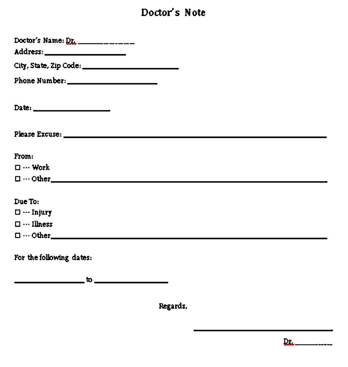 free download doctors notes template0