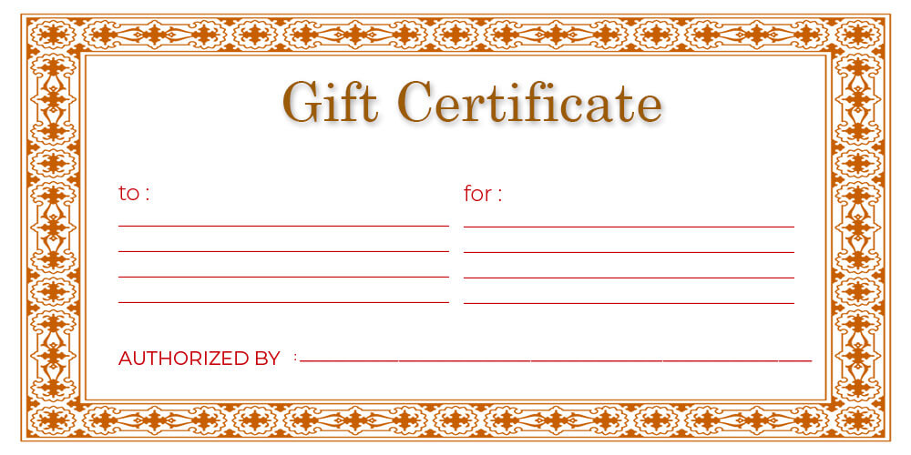 Gift Certificate templates psd