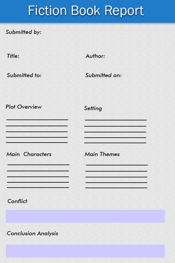 book report customizable psd design templates