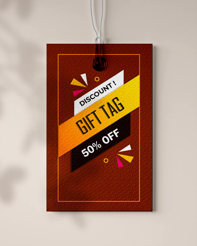 gift tag psd templates