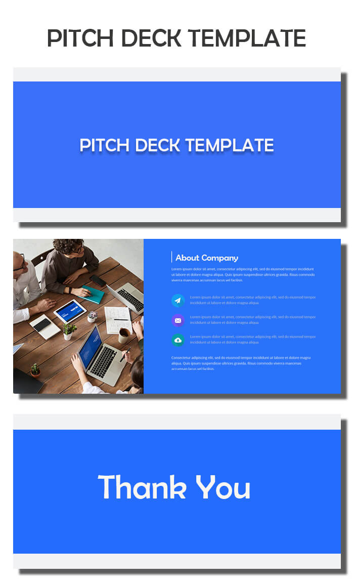 pitch deck example psd design